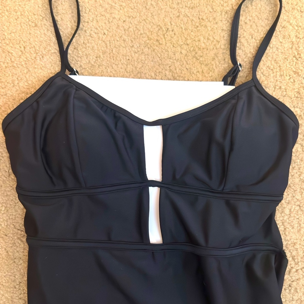 BNWT CupShe Black One Piece Bathing Suit
